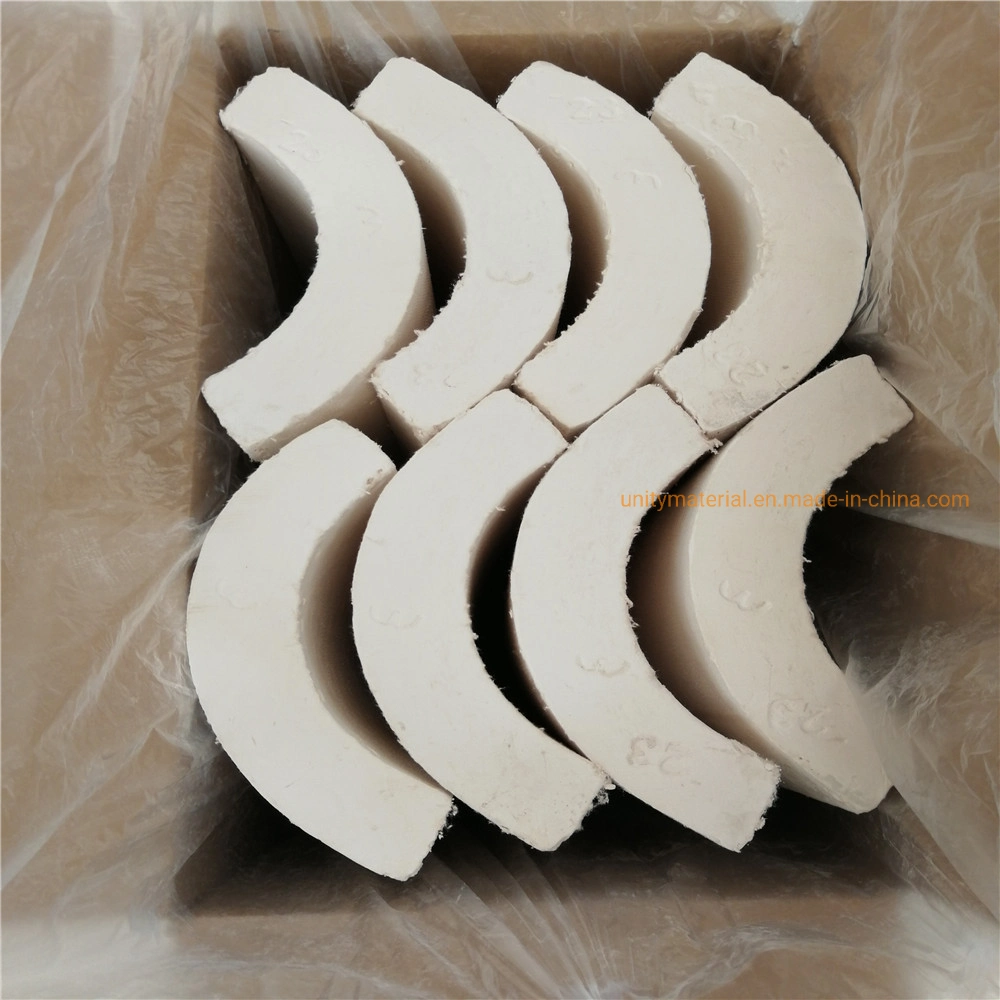 Non-Asbestos Micropore Calcium Silicate Pipe & Block Insulation Pipe Sections for Hot Water Pipelines Stainless Steel