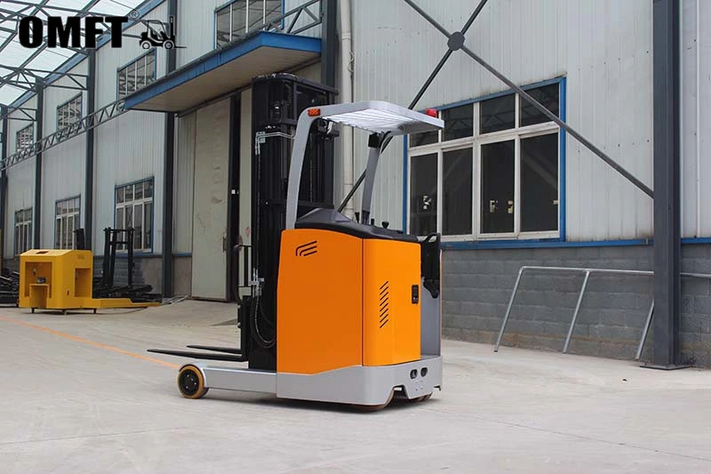 1.5-3 Ton 4 Wheel AC Motor Truck Li-ion Battery Reach Electric Forklift for Material Handing