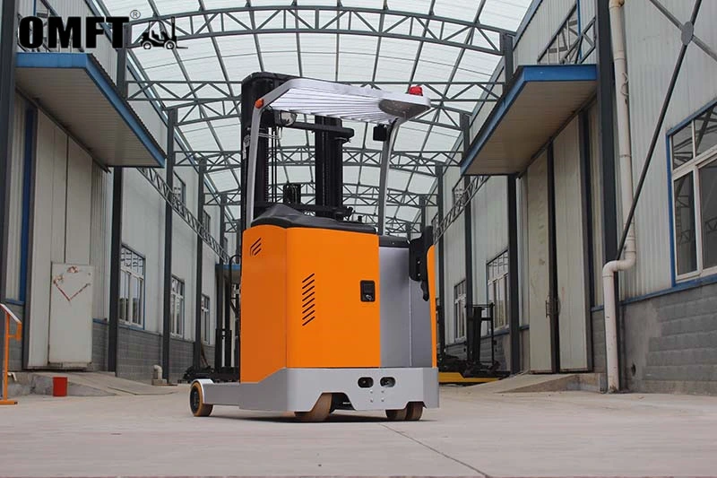 1.5-3 Ton 4 Wheel AC Motor Truck Li-ion Battery Reach Electric Forklift for Material Handing