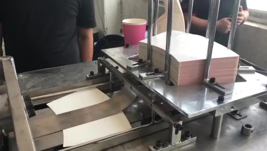 Автоматическое производство бумажных стаканчиков Mg-X12 в Китае.